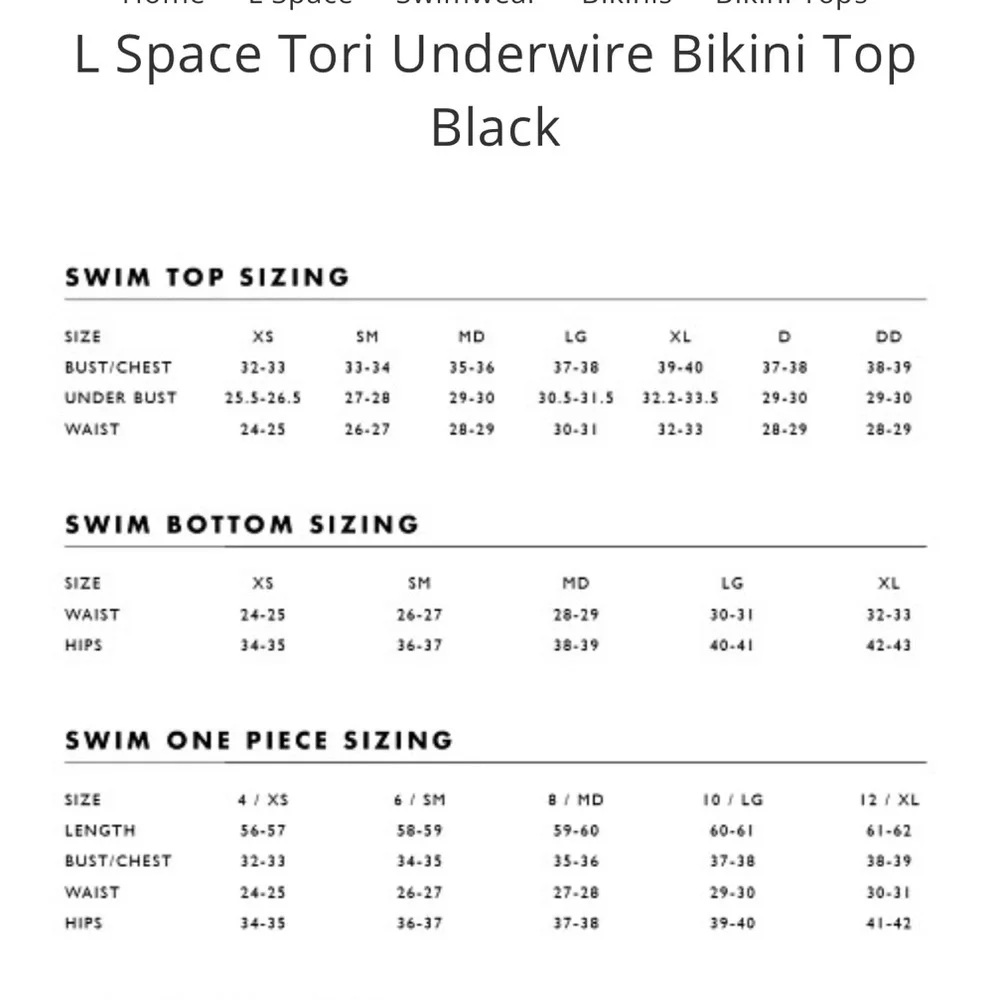 L*Space Tori Black Bikini top with Sandy Bottoms.